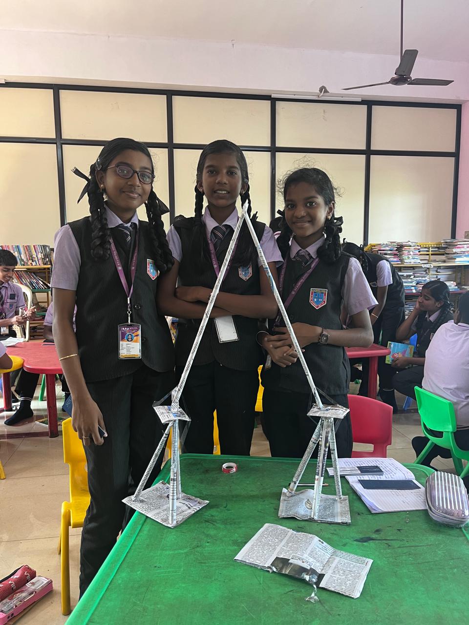 Students learning by creating, exploring, and presenting their ideas.