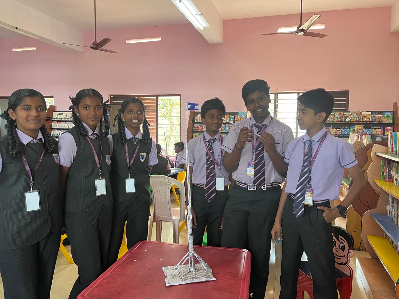 From imagination to innovation: Students showcasing their creations.